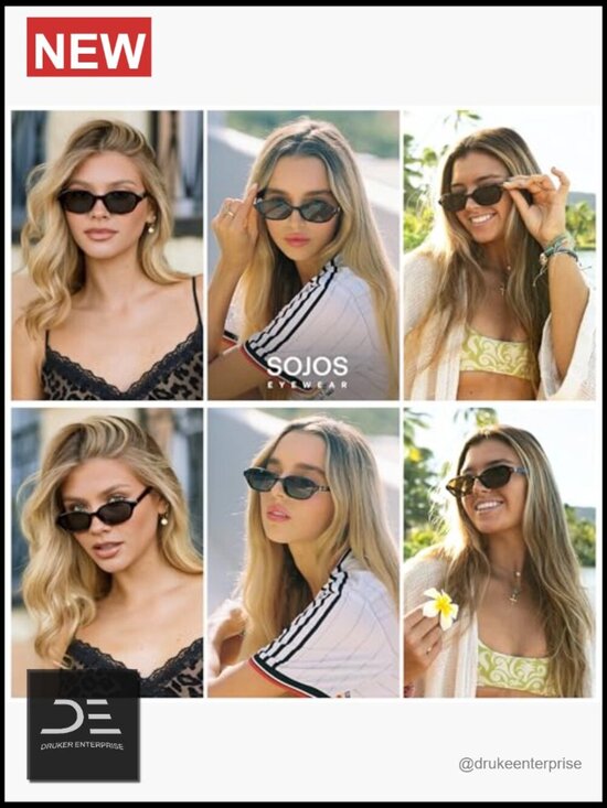 Vintage Rectangle Polarized Sunglasses UV400 Protection Gift Ready main image 5